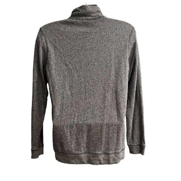 Taylor Vintage Pullover Sweater Mens S Blue Heathered‎ Mock Neck 1/4 Zip Outdoor - Picture 2 of 7